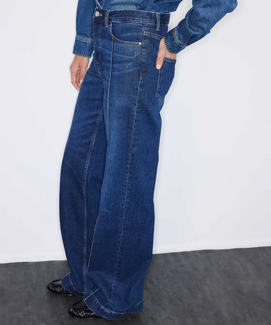 Mavi Yüksek Bel Wide Leg Jean Pantolon Iw6260018058ac7 | Ipekyol