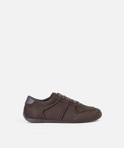 Kahverengi Kontrast Bağcıklı Sneaker Iw6260062002006 | Ipekyol