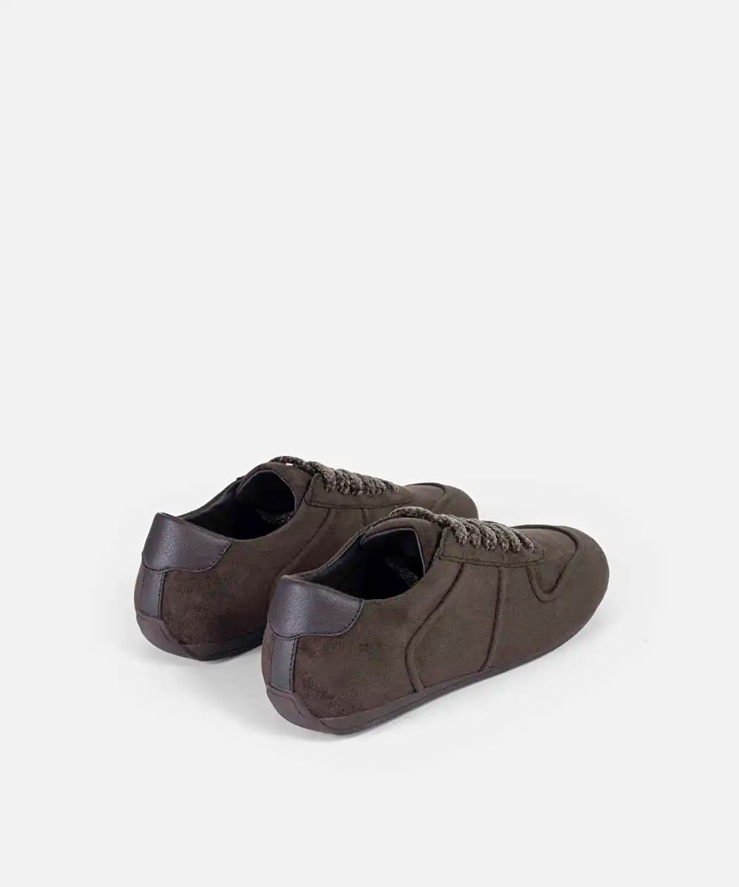 Kahverengi Kontrast Bağcıklı Sneaker Iw6260062002006 | Ipekyol