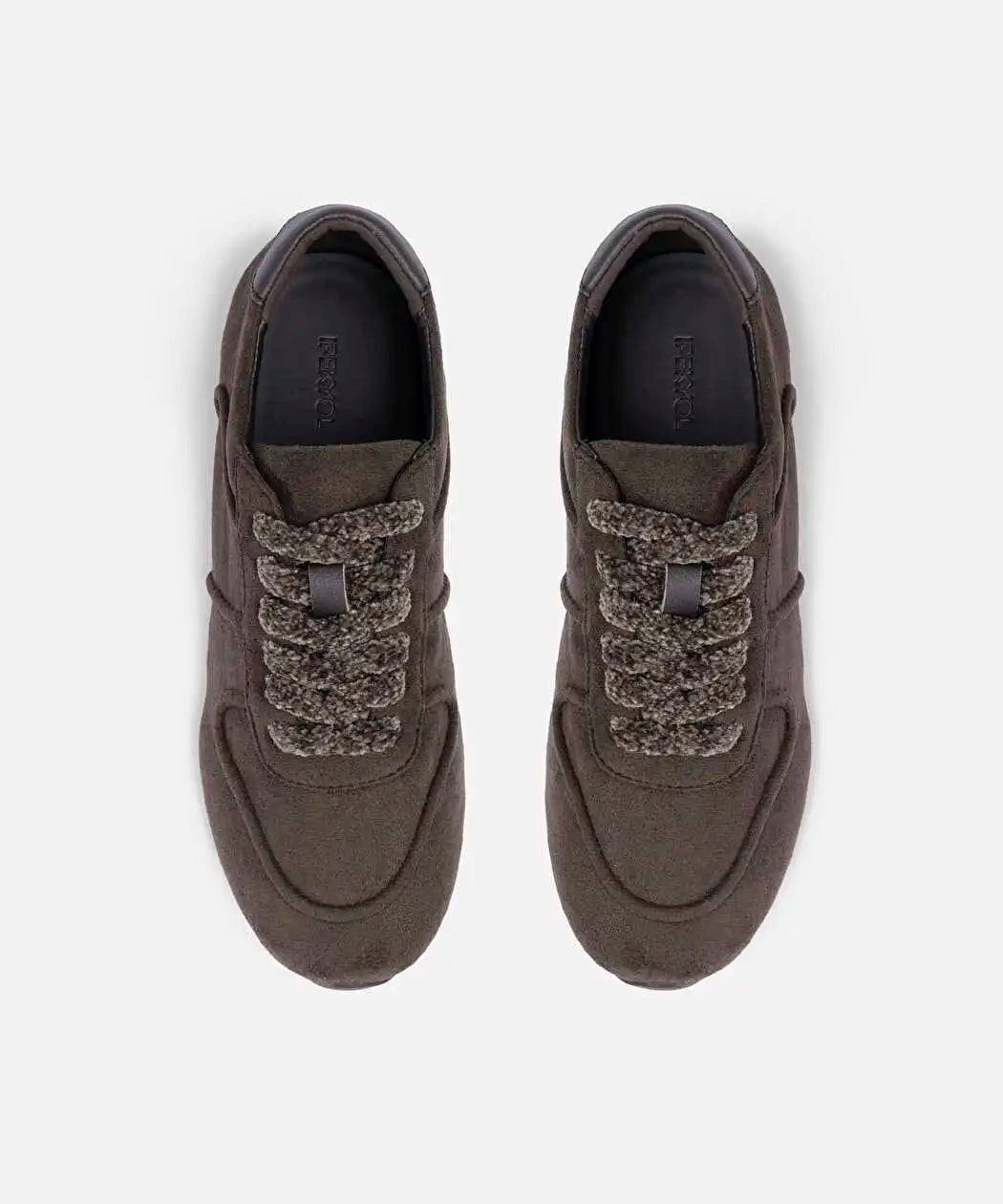 Kahverengi Kontrast Bağcıklı Sneaker Iw6260062002006 | Ipekyol