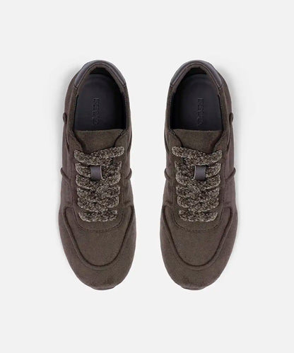 Kahverengi Kontrast Bağcıklı Sneaker Iw6260062002006 | Ipekyol
