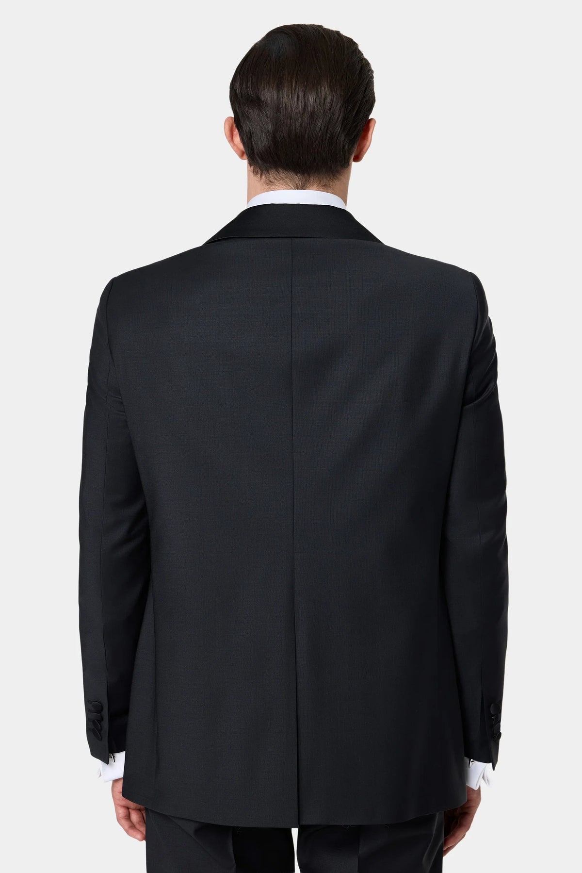 Damat Regular Fit Siyah Yünlü Şal Yaka Smokin Takim Elbise &amp; Damatlık