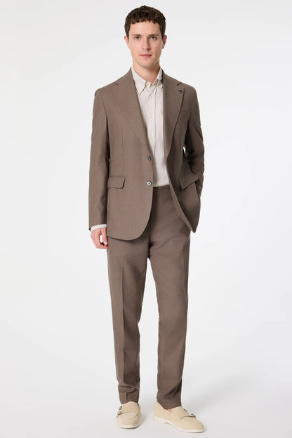 Damat Regular Fit Vizon Armürlü Takim Elbise