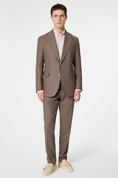 Damat Regular Fit Vizon Armürlü Takim Elbise