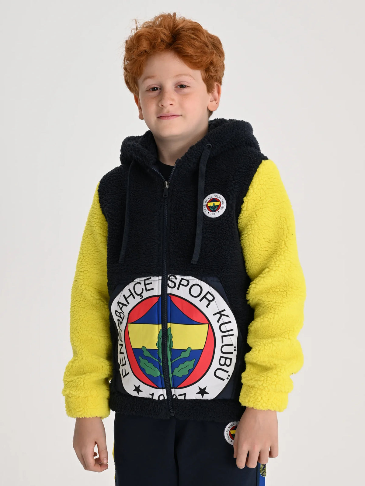 Fenerbahçe Lacivert Tribün 6 Renk Logolu Çocuk Sweatshirt
