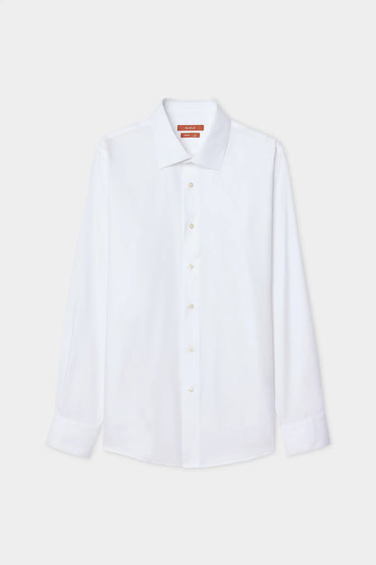 Damat Slim Fit Beyaz Gabardin Gömlek