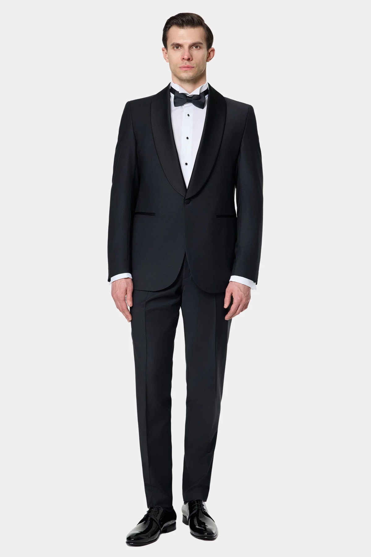 Damat Regular Fit Siyah Düz Smokin Takim