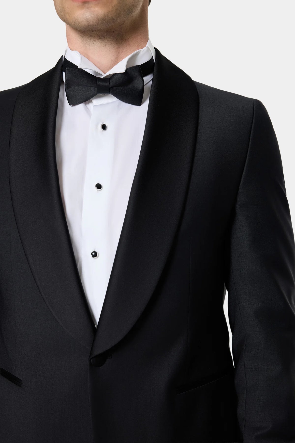 Damat Regular Fit Siyah Düz Smokin Takim