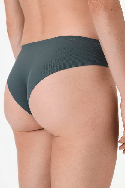 Iz Bırakmaz Gri Fit Brazilian Külot