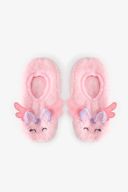 Kız Çocuk Pembe Winged Unicorn Çetik