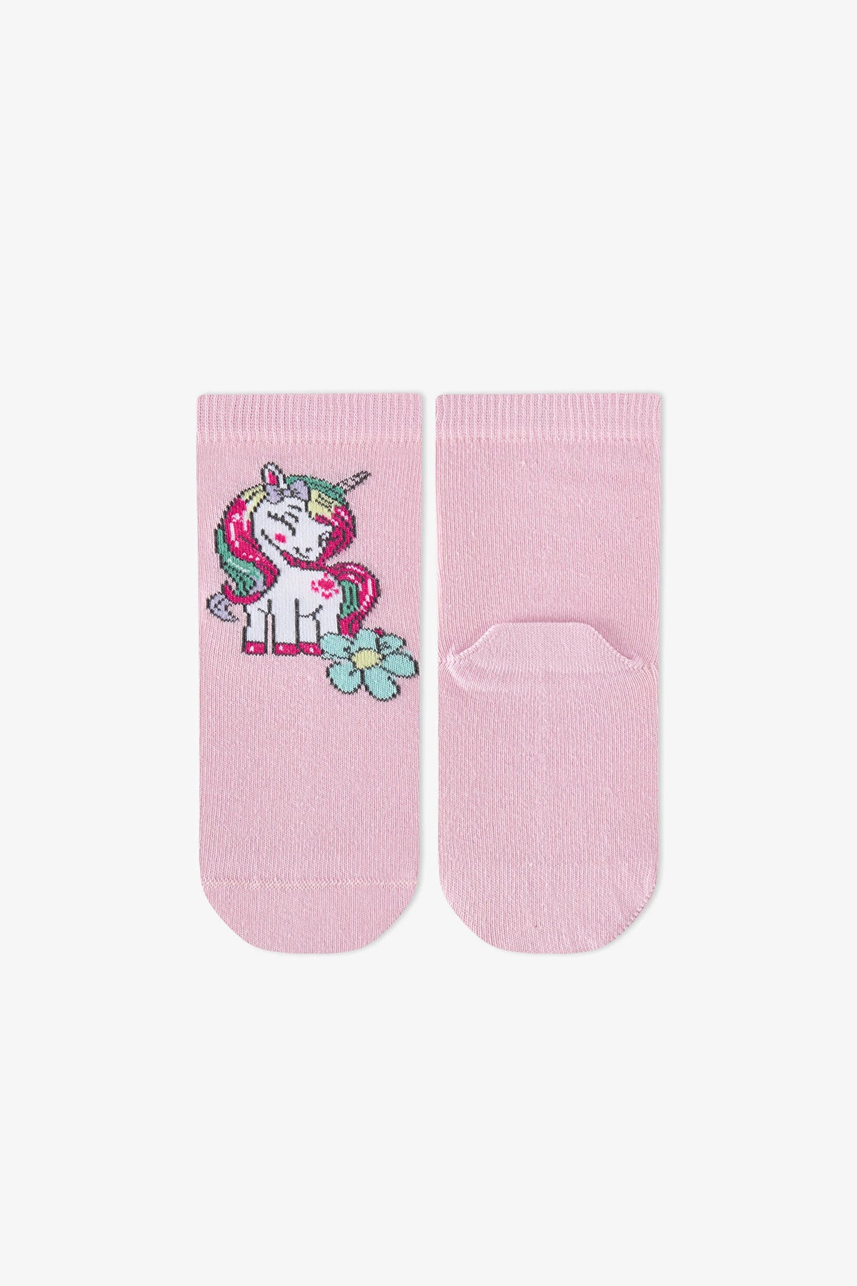 Kız Çocuk Unicorn Dreamland Pamuklu 4 Çift Soket Çorap