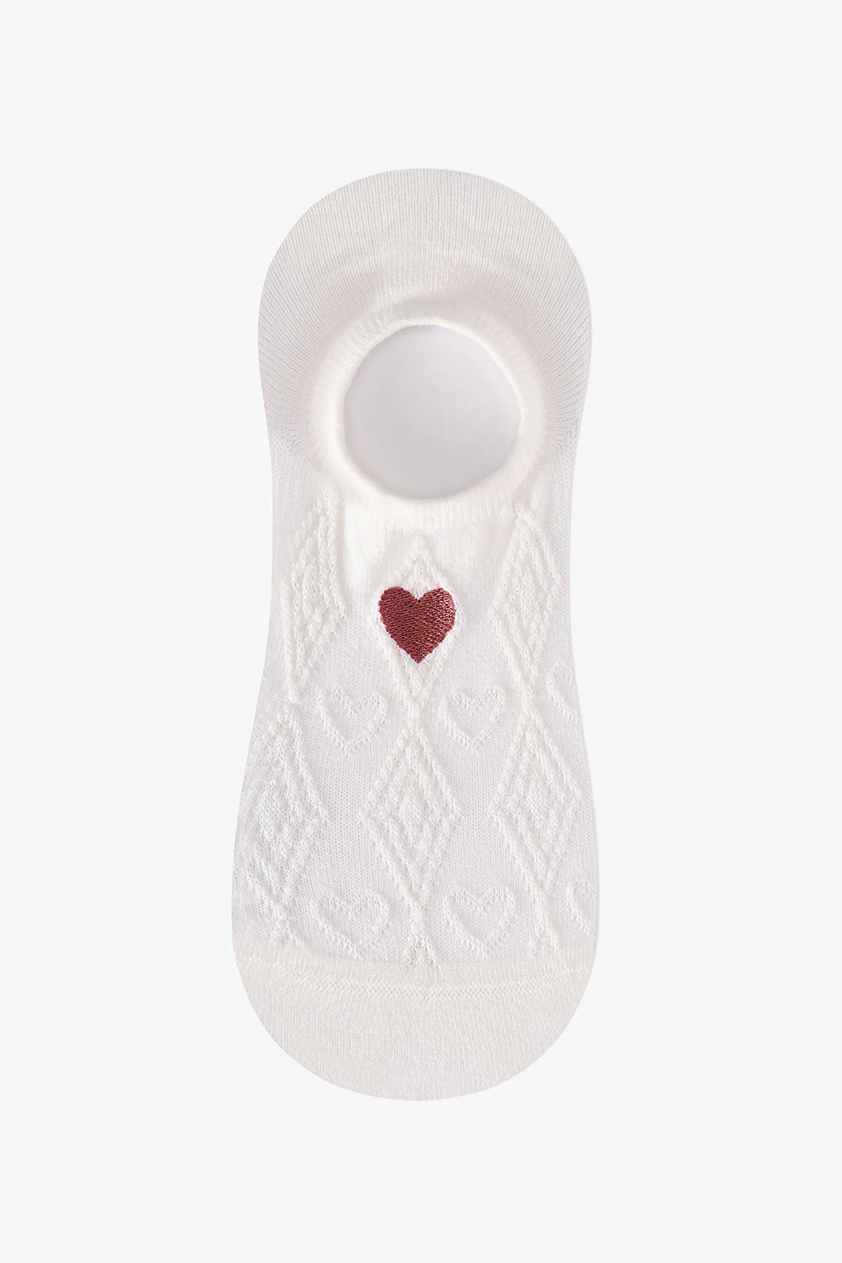 Love Jacqoard 3lü Sneaker Çorabı