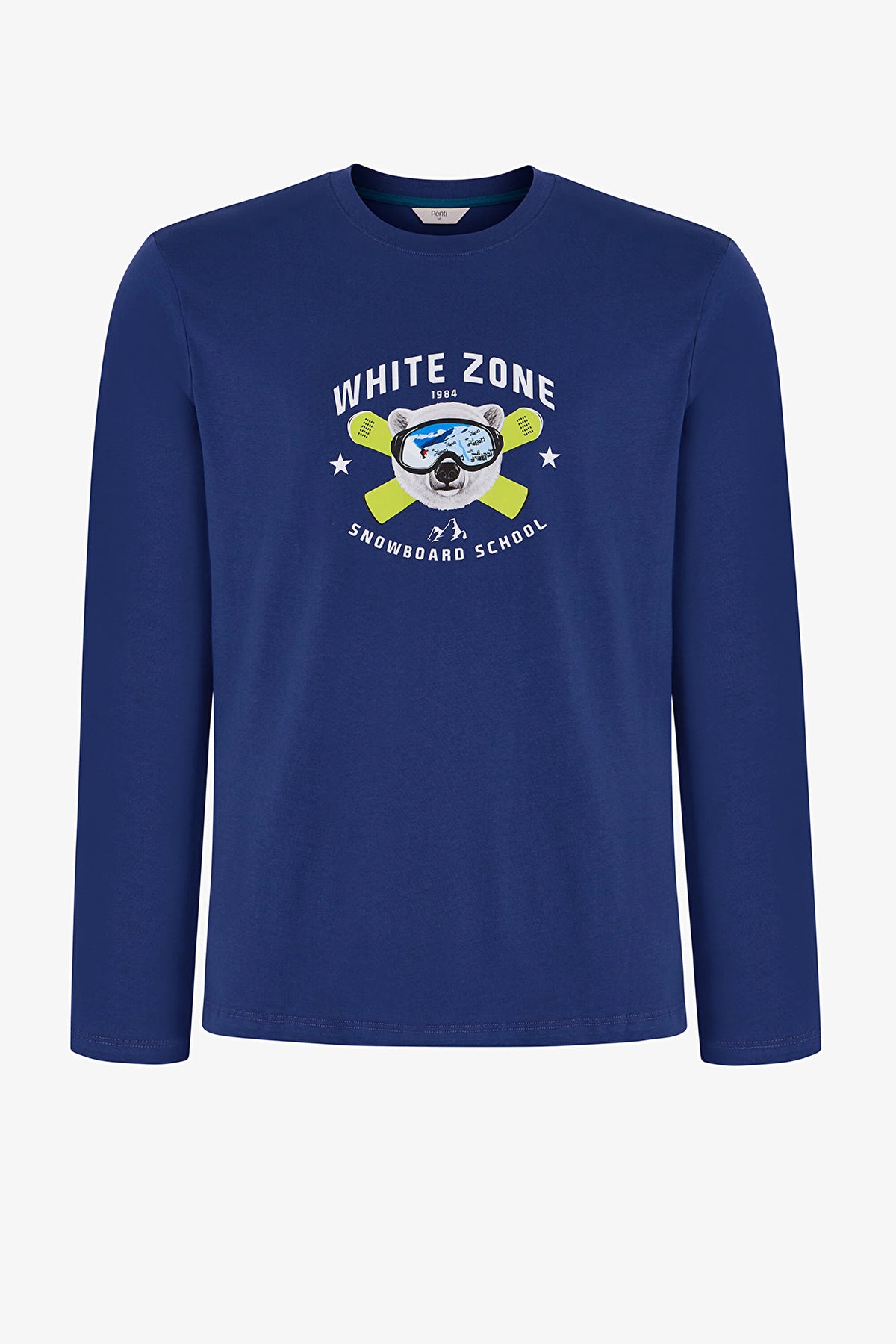 Erkek White Zone Pantolon Uzun Kollu Pijama Takımı