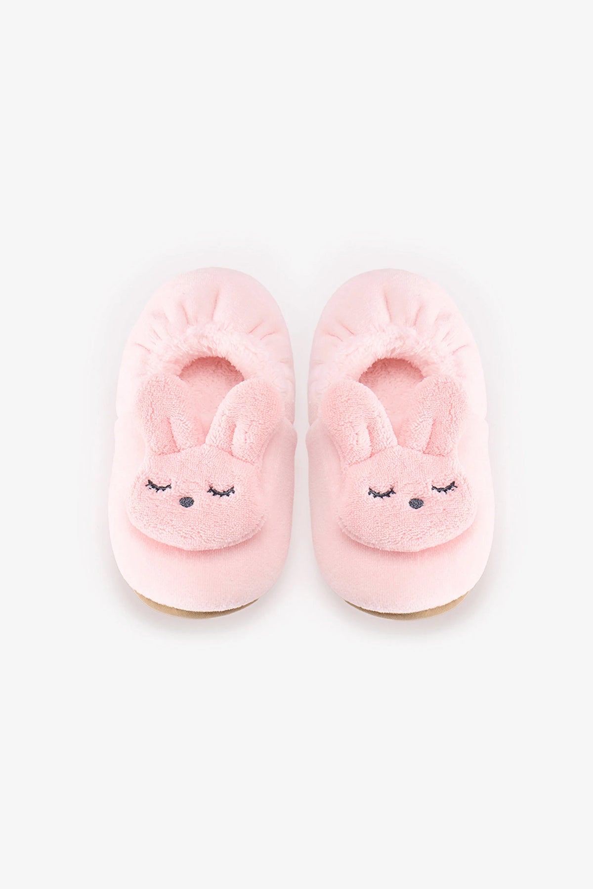 Kız Çocuk Pembe Sleepy Bunny Unicorn Desenli Patik