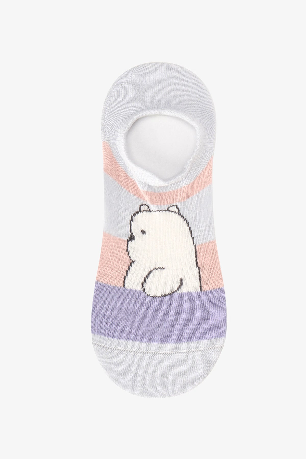 Sweet Polar Bear Pamuklu 3 Çift Sneaker Çorap