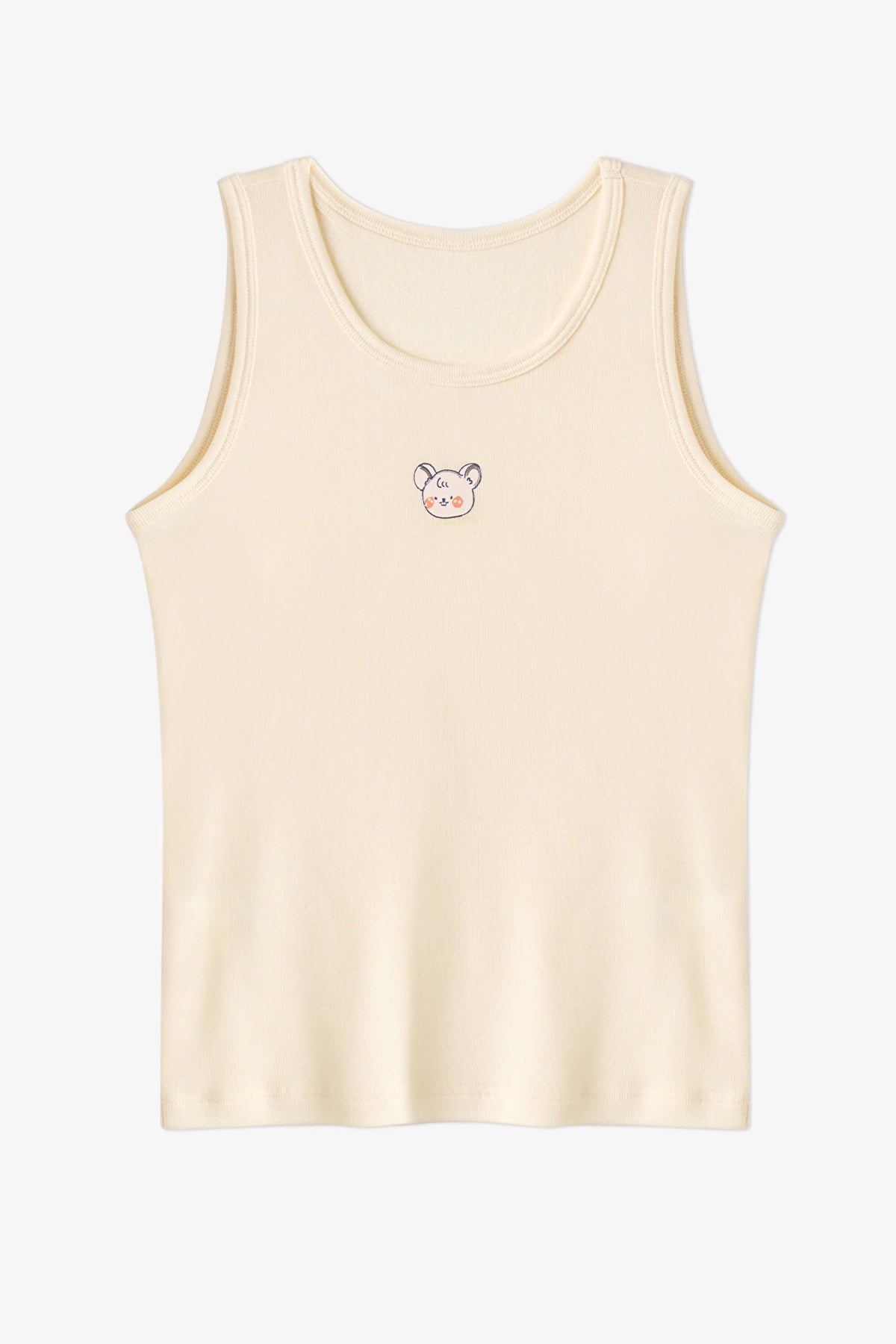 Erkek Çocuk Ekru Cute Animals Unicorn Desenli 2'li Atlet
