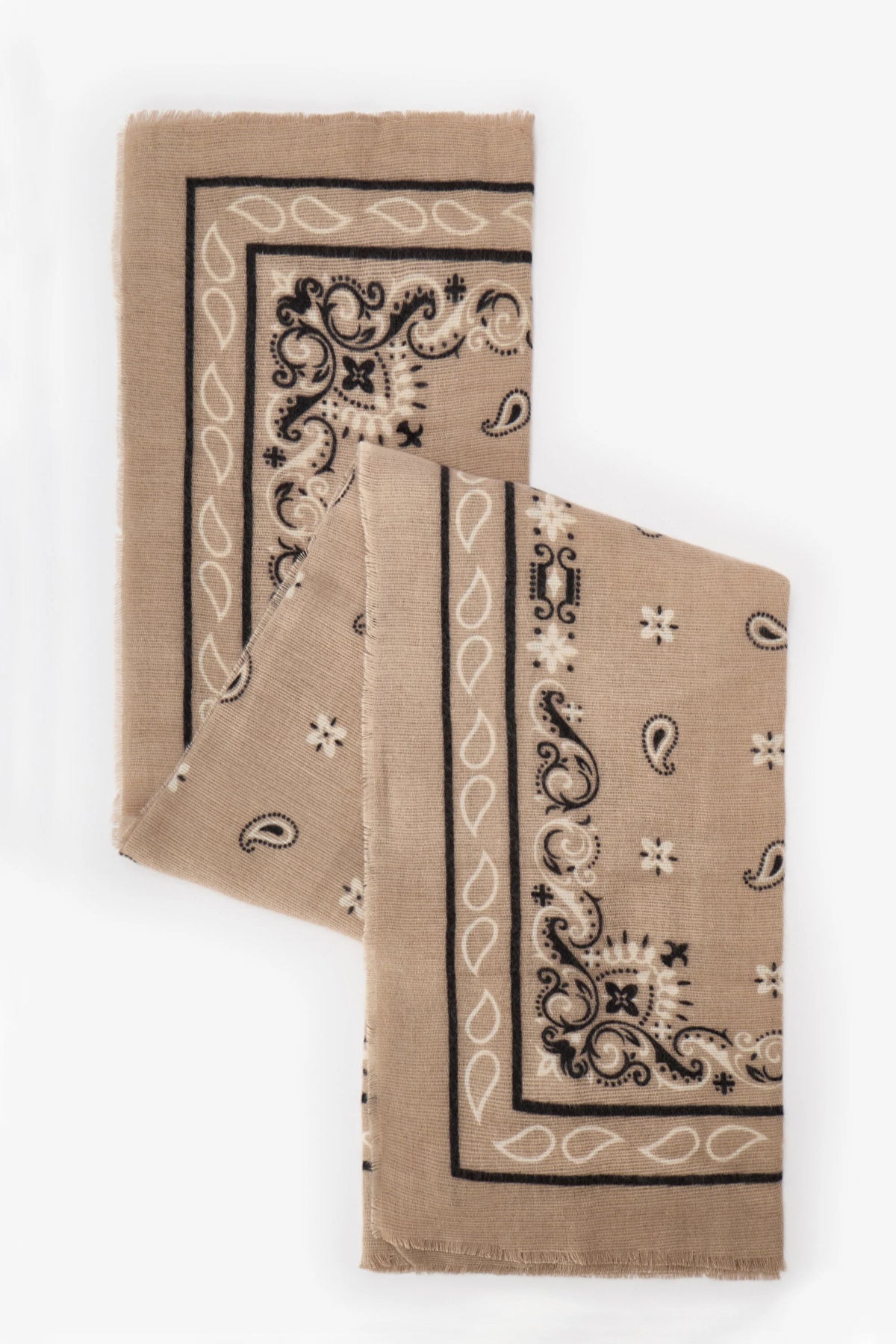 Bej Bandana Atkı