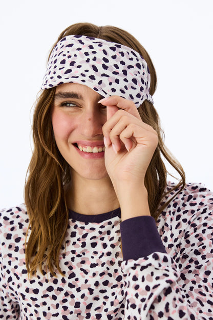 Midnight Mood Leopar Desenli Uyku Gözlüğü