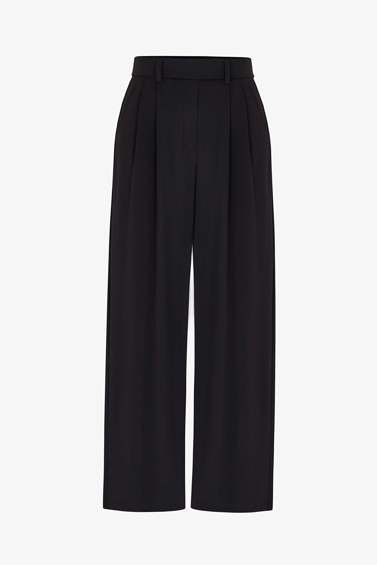 Siyah Daily Chic Yüksek Bel Pantolon