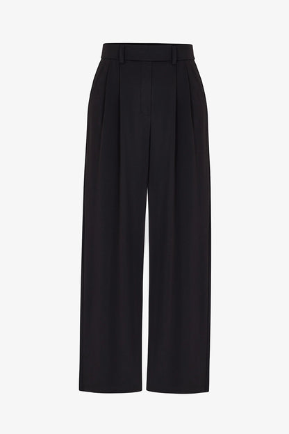 Siyah Daily Chic Yüksek Bel Pantolon