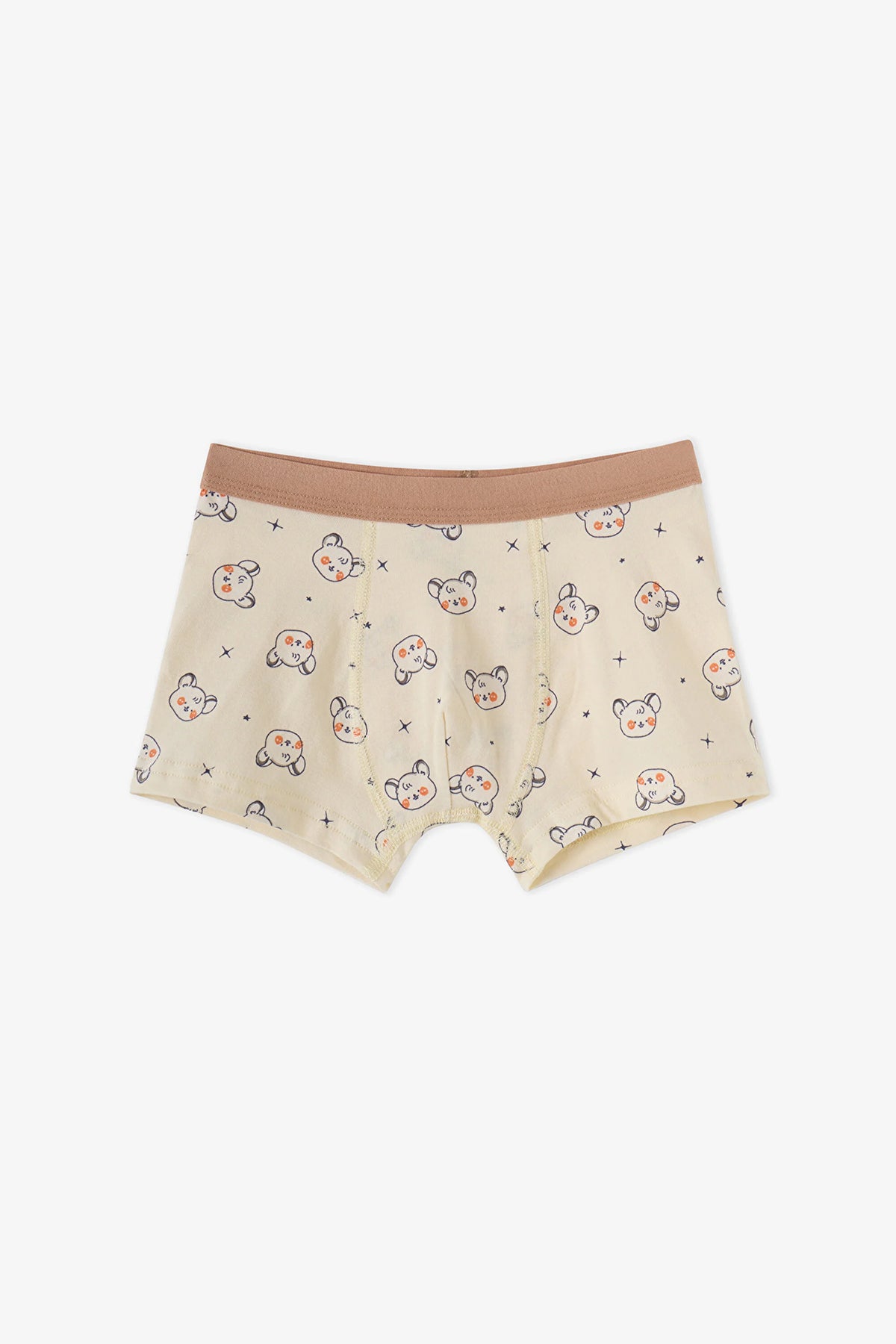 Erkek Çocuk Mavi Cute Animals Pamuklu 3'lü Boxer