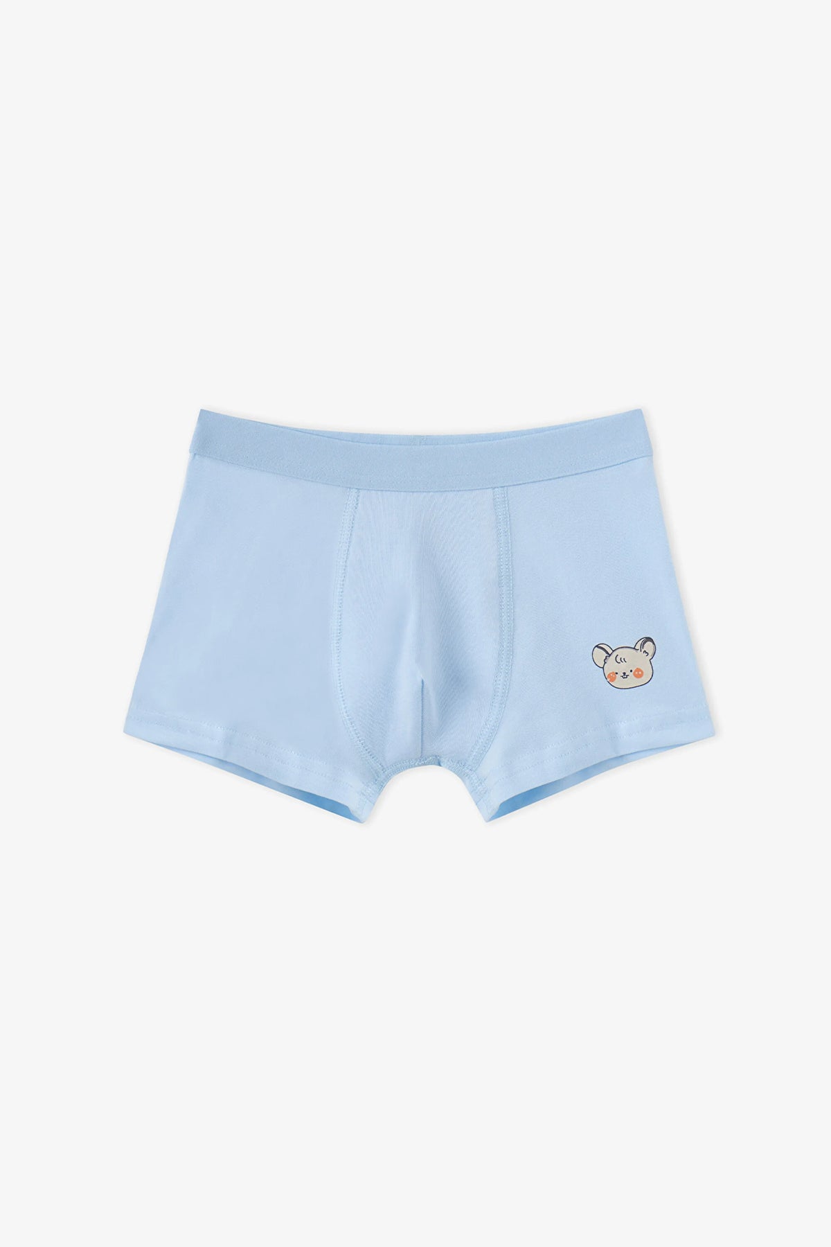 Erkek Çocuk Mavi Cute Animals Pamuklu 3'lü Boxer