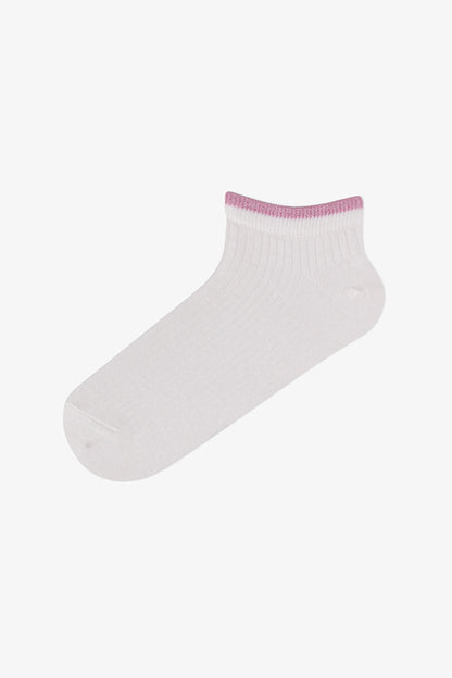 Marsmelov Shimmer Ankle Pamuklu Simli 5 Çift Patik Çorap