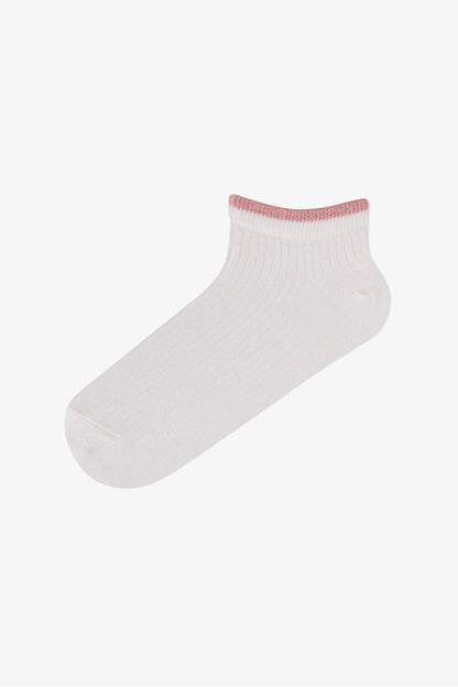 Marsmelov Shimmer Ankle Pamuklu Simli 5 Çift Patik Çorap