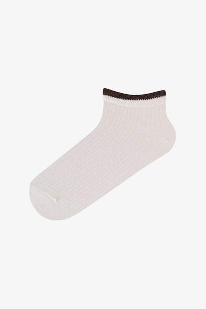Marsmelov Shimmer Ankle Pamuklu Simli 5 Çift Patik Çorap