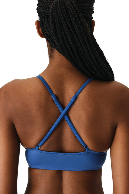Mavi Hannah Push Up Bralet Bikini Üstü