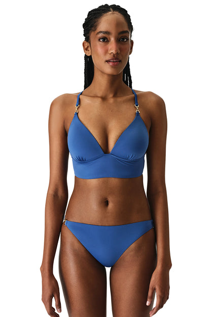 Mavi Hannah Push Up Bralet Bikini Üstü