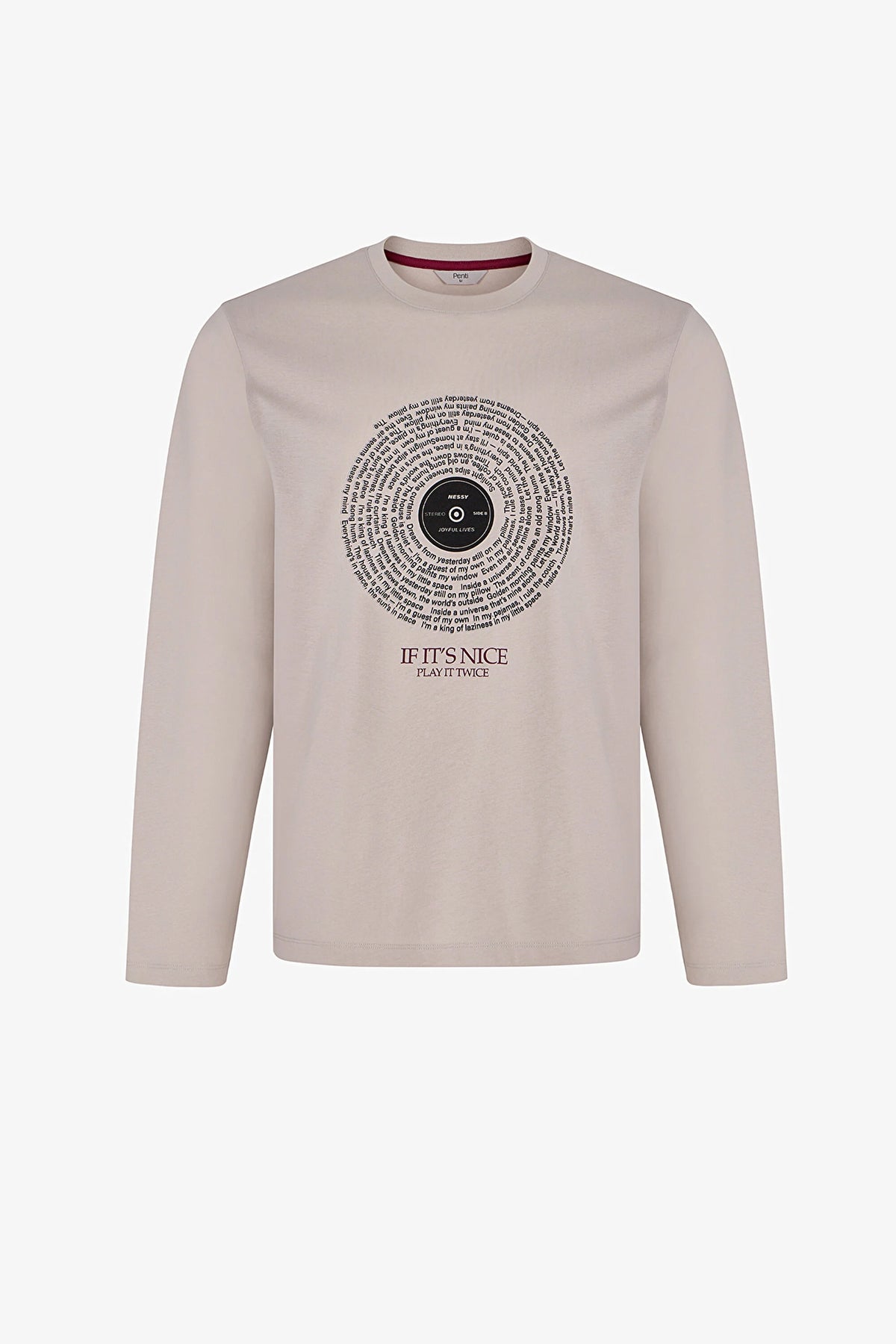 Erkek Soundwave Çizgili Pantolon Uzun Kollu Pijama Takımı