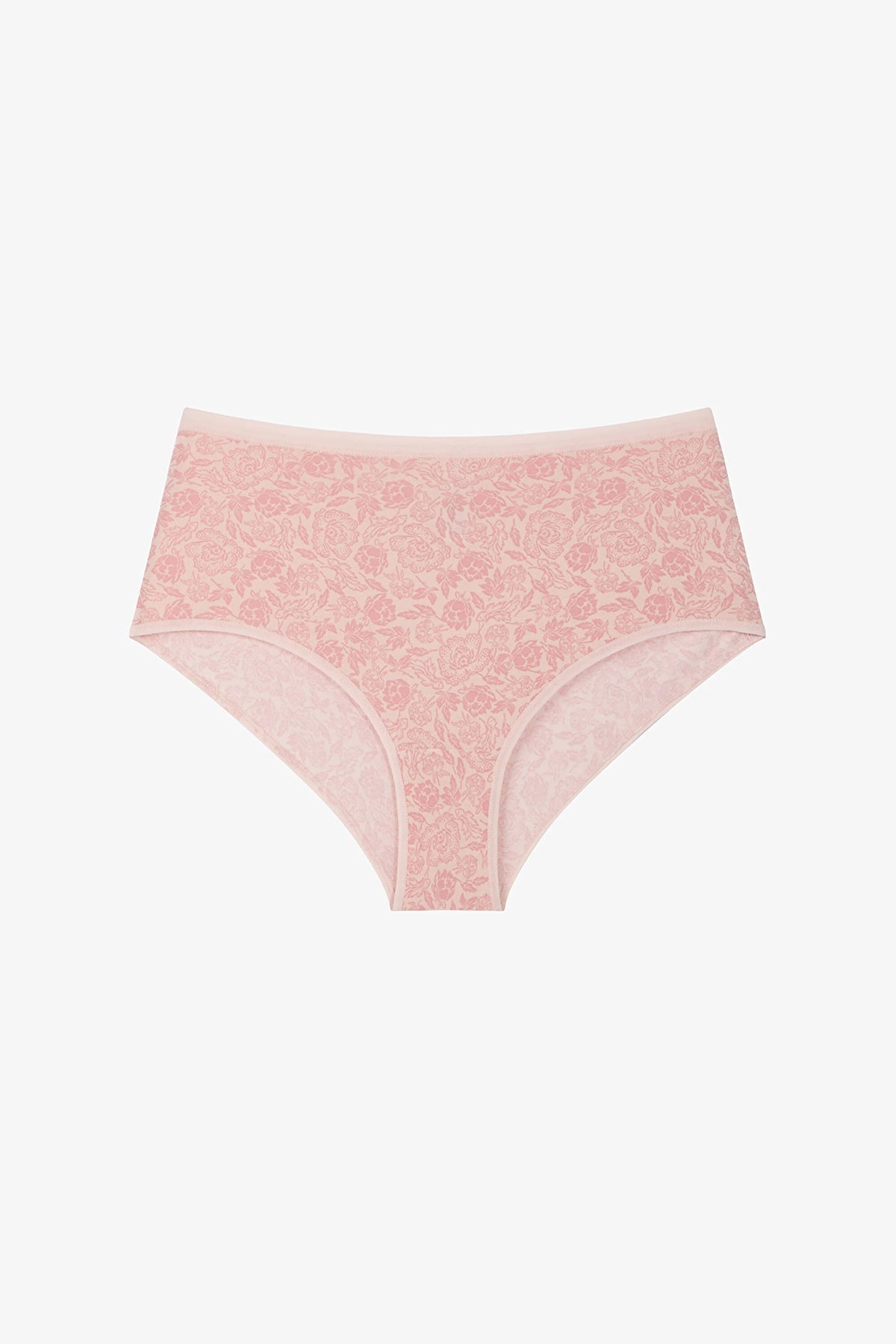 Wild Rose Çiçekli Yüksek Bel 3'lü Slip Külot