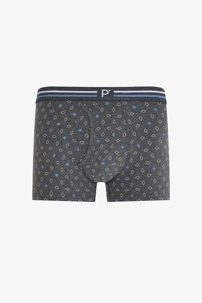 Erkek Blend Çizgili 3'lü Boxer