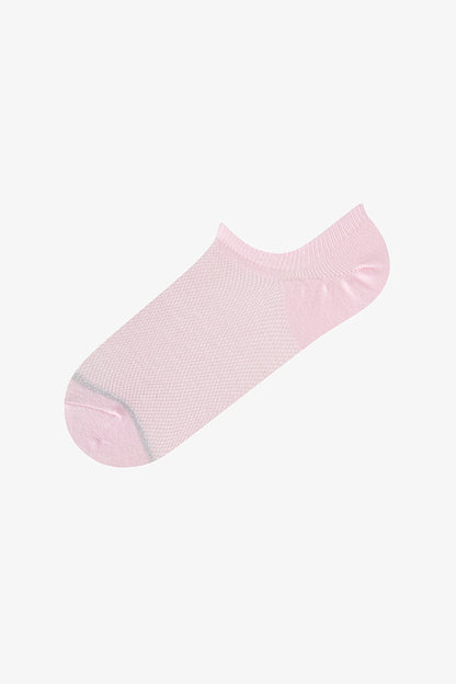 Basic Mesh Pamuklu Simli 3 Çift Sneaker Çorap