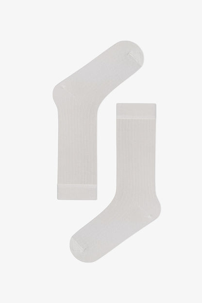Marsmelov Retro Lines Çizgili Pamuklu 3 Çift Soket Çorap