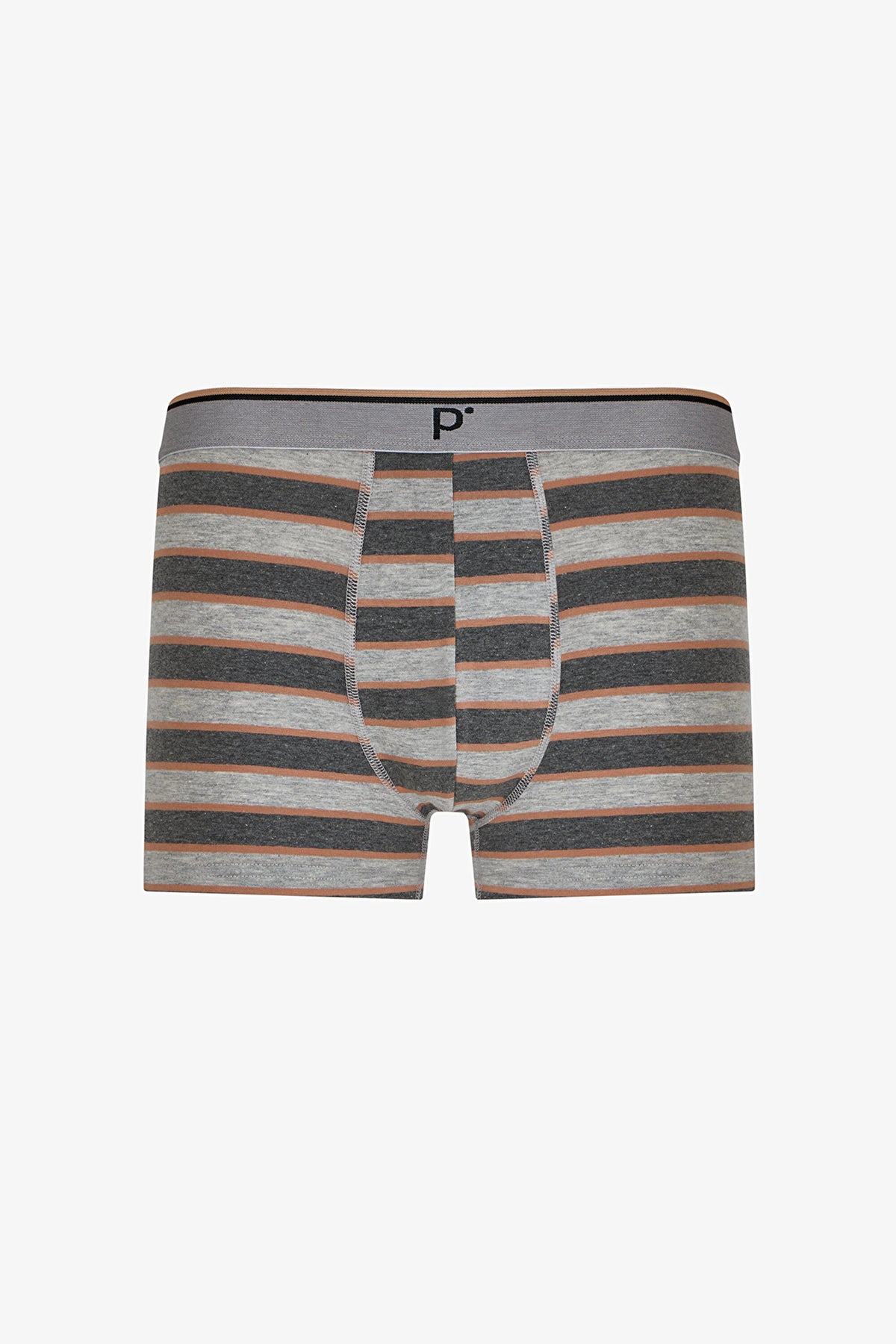 Erkek Contrast Çizgili 3'lü Boxer