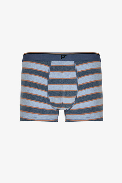 Erkek Contrast Çizgili 3'lü Boxer