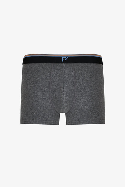 Erkek Contrast Çizgili 3'lü Boxer