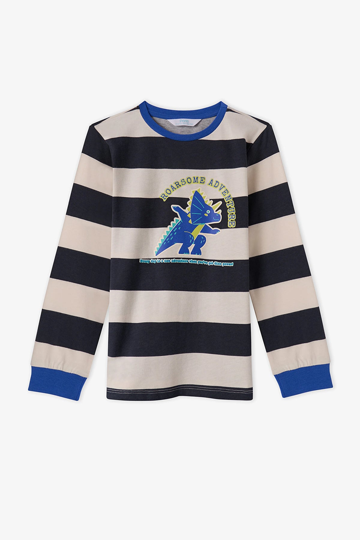 Erkek Çocuk Roarsome Pamuklu Uzun Kollu Pijama Takımı