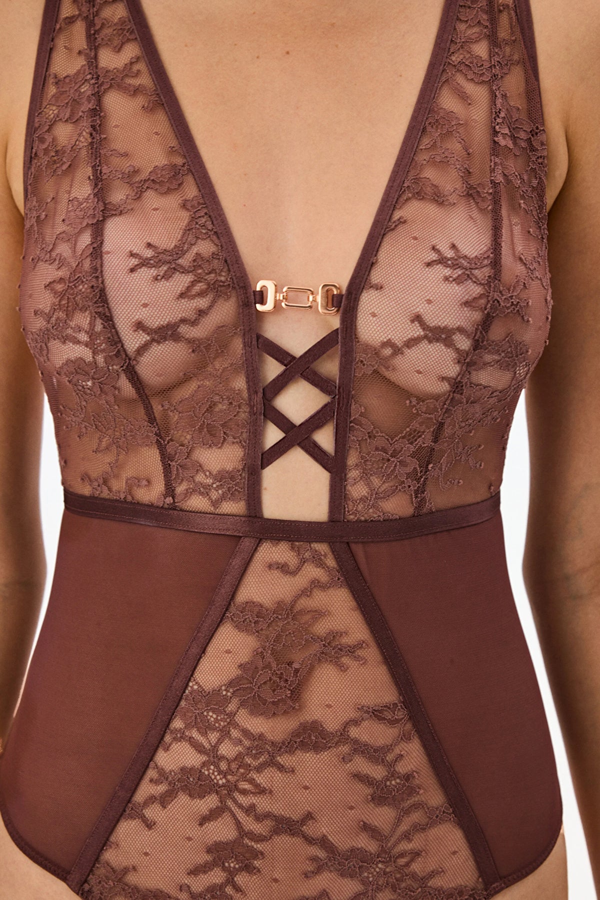 Kahverengi Strap Body