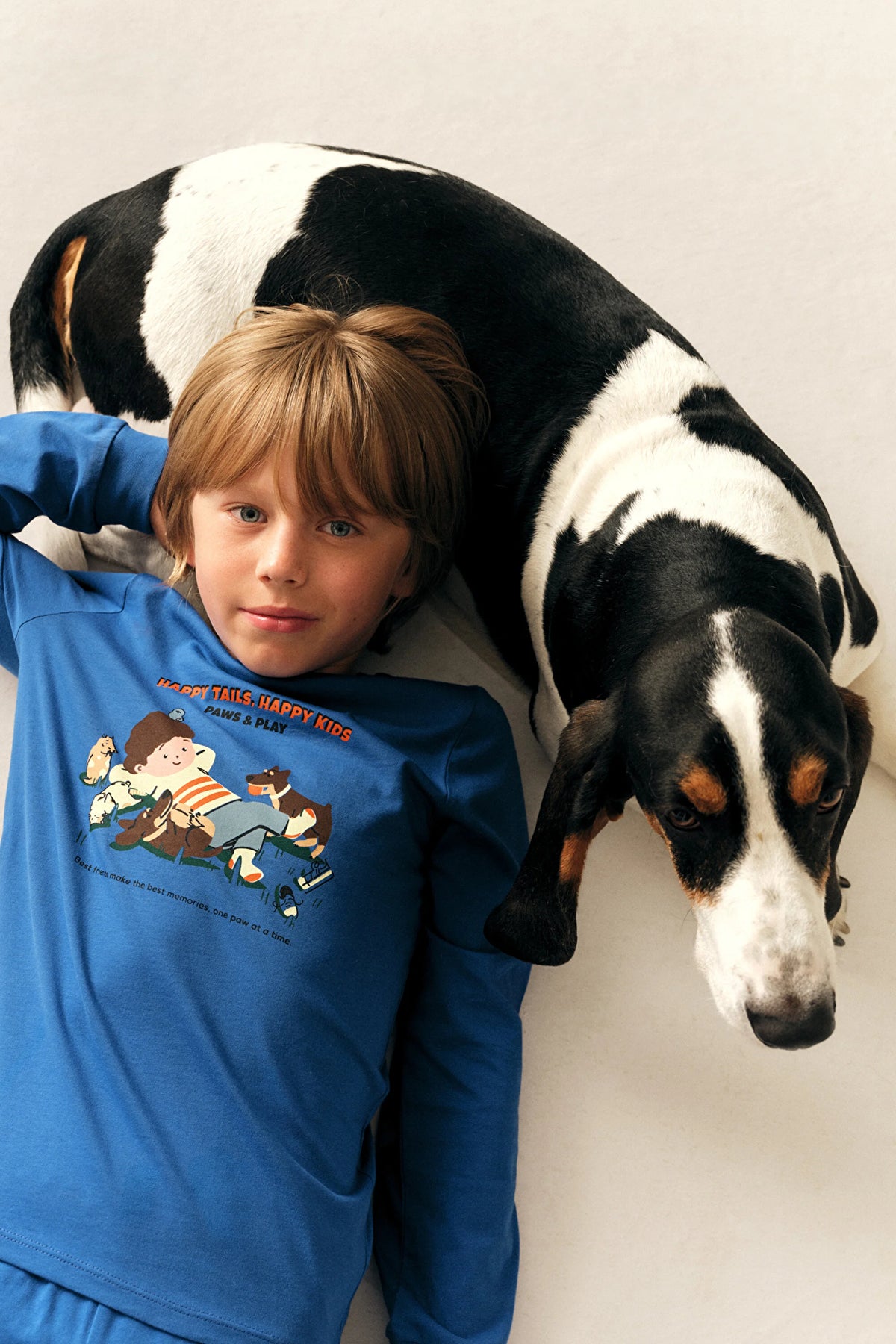 Erkek Çocuk Saks Paws&play Pamuklu Uzun Kollu 2'li Pijama Takımı