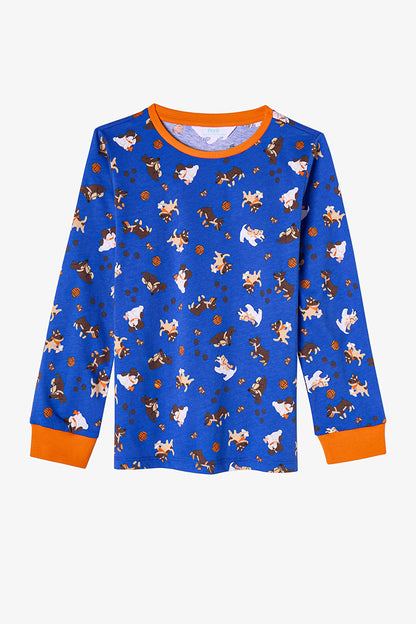 Erkek Çocuk Saks Paws&play Pamuklu Uzun Kollu 2'li Pijama Takımı