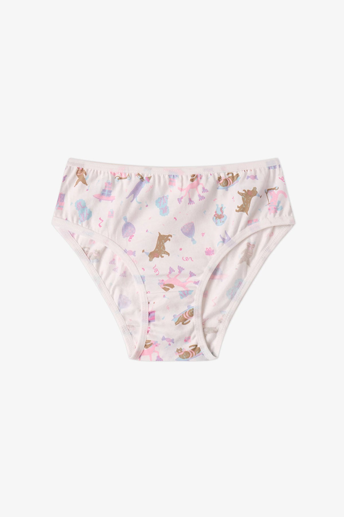 Kız Çocuk Kitty Hug Pamuklu 5'li Slip Külot
