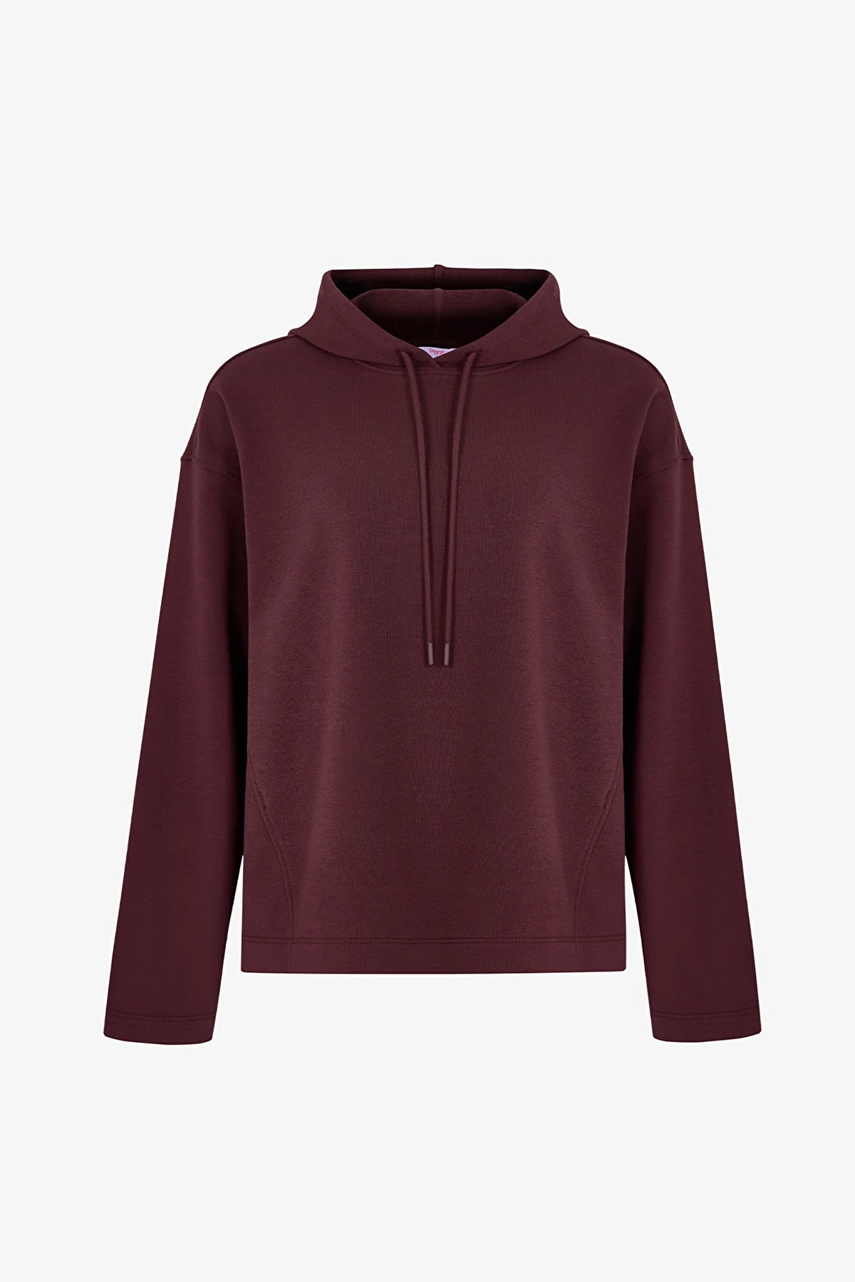 Kahverengi Oversize Kapüşonlu Sweatshirt