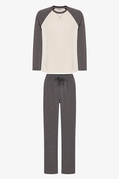 Erkek Contour Ease Pantolon Uzun Kollu Pijama Takımı