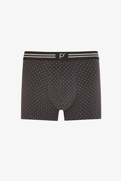 Erkek Darkmark Puantiye Desenli 3'lü Boxer