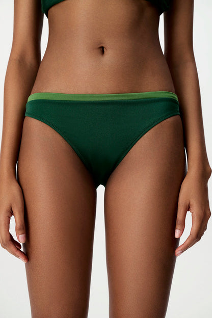 Yeşil Lola Orta Bel Bikini Altı