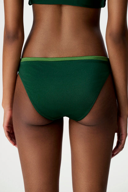 Yeşil Lola Orta Bel Bikini Altı