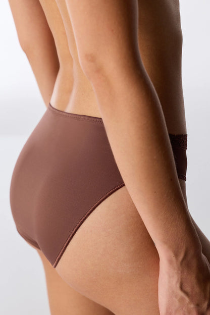 Kahverengi Cream Slip Külot